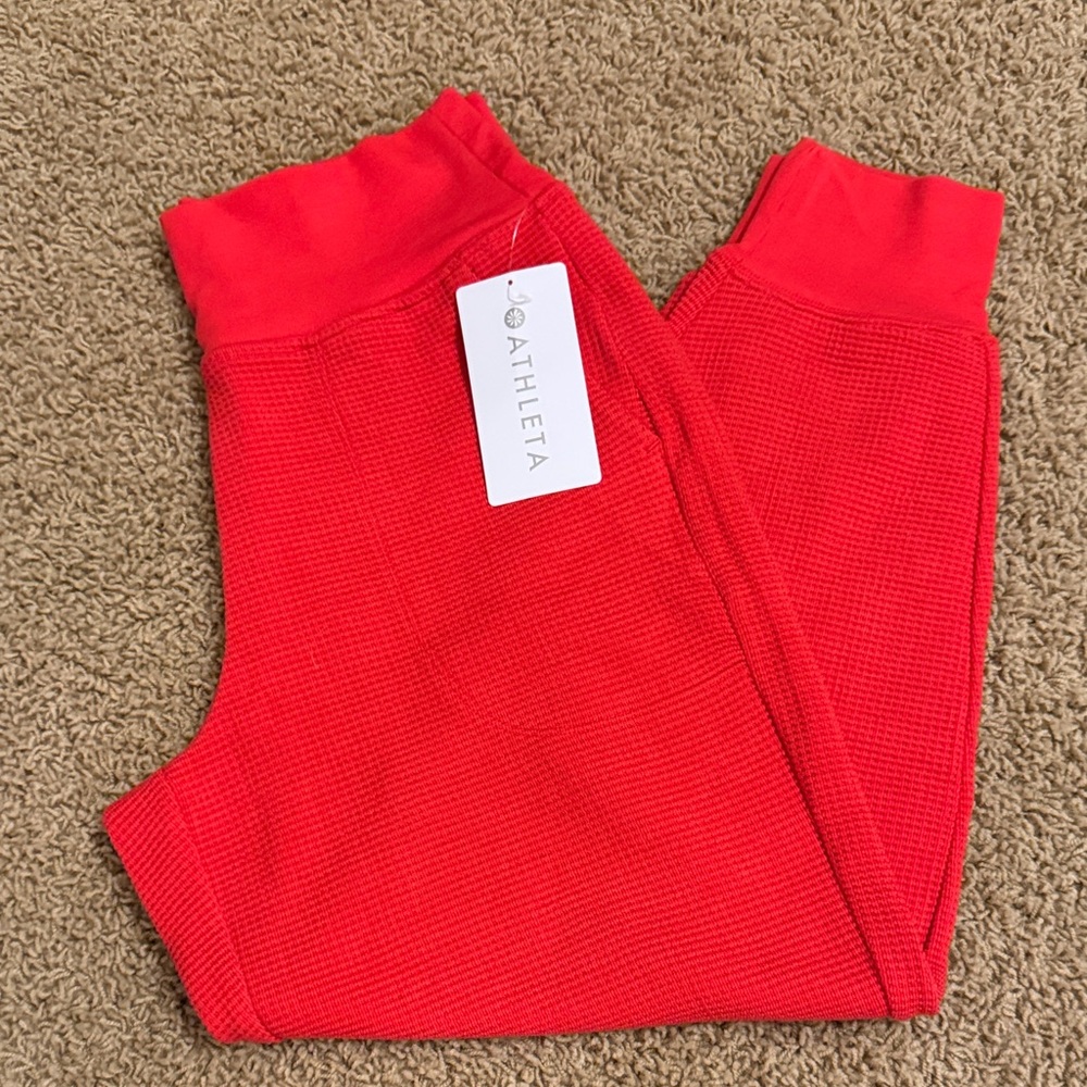 NWT Athleta Coaster Waffle Jogger